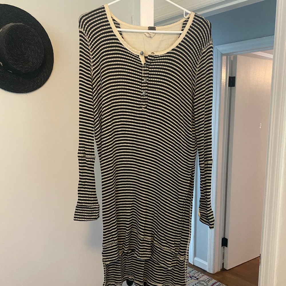 We The Free Striped Oversized Henley